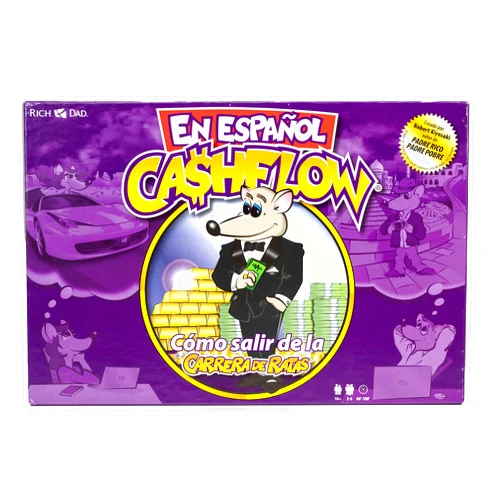 Rich Dad CASHFLOW (Spanish) Board Game with Exclusive Bonus Message from Robert Kiyosaki