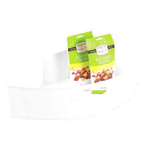 InterDesign iDesign Recycled Plastic 1/4 Wedge Lazy Susan Turntable Organizer with Handle, Pantry, Bathroom, General Storage and More – 16.5