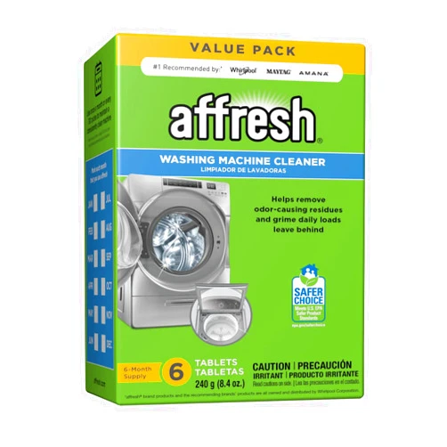 Affresh Washing Machine Cleaner, Cleans Front Load and Top Load Washers, Including HE, 6 Tablets