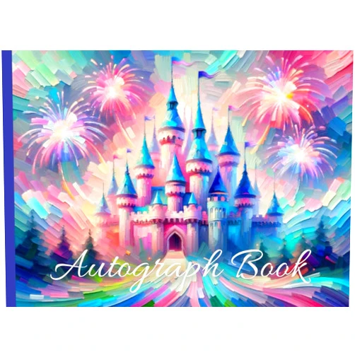 JRG Craft Castle Autograph Book for Girls: Small Scrapbook for Kids. Save Signatures and Photos/Pictures of Characters and Princesses at Theme Parks or on ... Space for Stickers and Decals. 100 Pages.