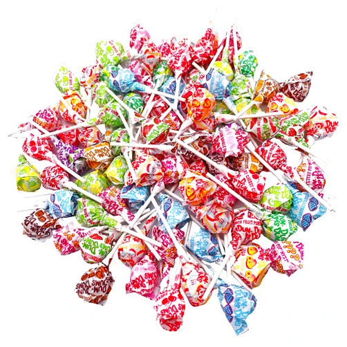 YUMMYLAND Dum Dum Lollipops Original Mix 1 Pound (80 pops) Bulk Suckers, Assorted Gluten-Free Flavors, Individually Wrapped Hard Candy, Party Favors, Classroom Treats, and Candy Buffets – Packed by Yummyland