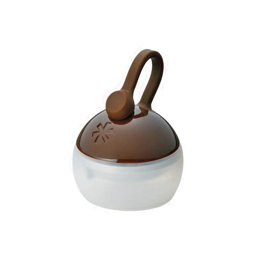 Snow Peak's Mini Hozuki Lantern, Bark, S-041BR-US, Designed in Japan, Lifetime Product Guarantee, Lightweight, Compact for Camping or Backpacking, Camping Light, One Size