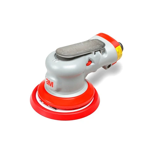 3M Elite Random Orbital Sander - Pneumatic Palm Sander - 3” x 3/16” Diam. Orbit - Stikit Disc Pad - Elite Series - For Wood, Composites, Metal, 28494