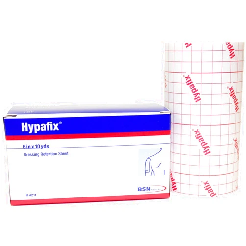 Physical Therapy Aids Hypafix Dressing Retention Sheets, 6