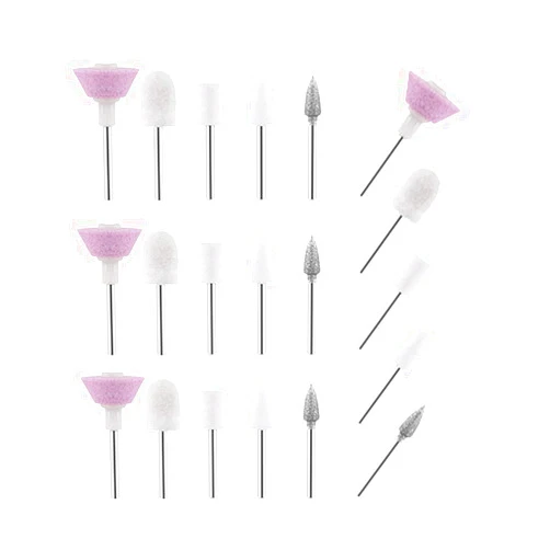 GOMINYUF 20 Pieces Nail File Replacement Head Refills for Perfect Finishing and Well Touch Salon Nails Electronic Nail File and Full Manicure