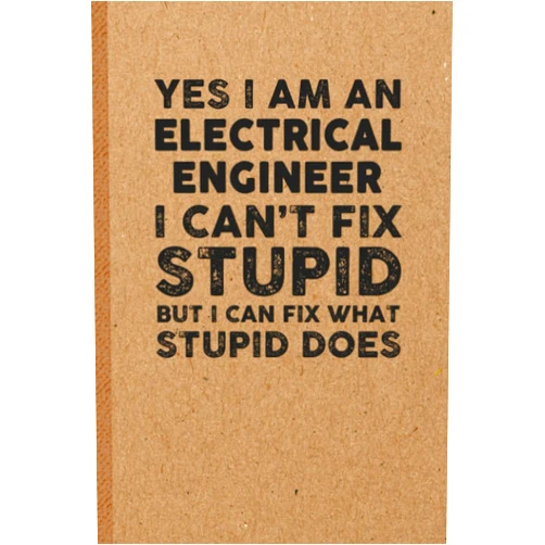 TS Composition Publishing Electrical Engineer Gifts: 6x9 inches 108 Lined pages Funny Notebook | Ruled Unique Diary | Sarcastic Humor Journal for Men & Women | Secret Santa Gag for Christmas | Appreciation Gift