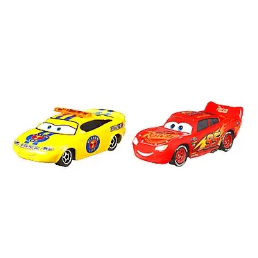 Disney Cars Toys Disney and Pixar Cars Charlie Checker and Lightning McQueen 2-Pack Storytelling Toy