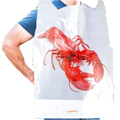 Pizety The Bakers Pantry lobster bibs 25 pack crawfish bibs disposable adult Lobster Bibs Disposable Adult (25)