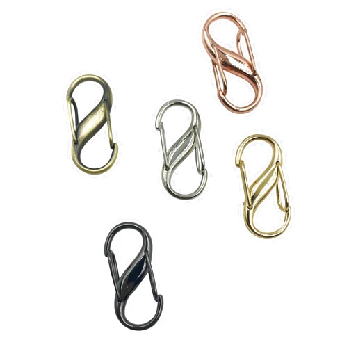 SORTUMOLA Adjustable Metal Buckles for Chain Strap Bag, 5Pcs Chain Link Tiny Clip for Shorten Bag Chain Length