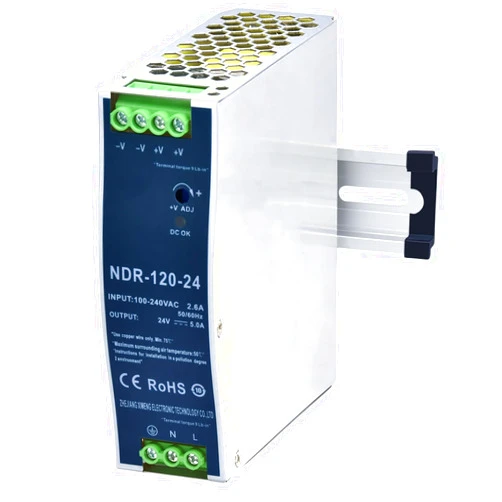 XSHBGF 24VDC Power Supply NDR 120W Dual Output Power Supply Switch Switching Converter DC (Input 100-240VAC Output 24VDC 50/60HZ 24V 5A)