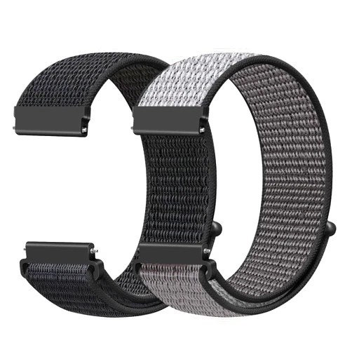 AVOD 18mm Nylon Sport Quick Release Watch Bands Compatible with Garmin Venu 3S/Venu 2S/Vivoactive 4S/Vivomove 3S/Active S/Fossil Women's Gen 6 42mm/5E 42mm/Gen 4 Venture HR/Charter HR Women Men