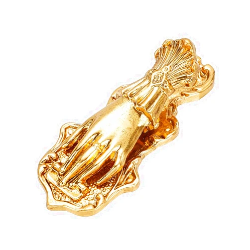 DELORIGIN Lady's Hand Shaped Book Clip Vintage Gold Metal Bookholder Paper Page Holder Clip 3D Bookmarks Junk Journal Clip Traveler Scrapbook Kit Document Clip Stationery for Students Workbook