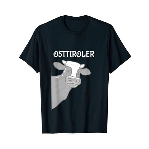 Südtirol Kühe Osttirol Nordtirol Westtirol Rind East Tyrolean Tyrol cow grey livestock farmer country life gift T-Shirt