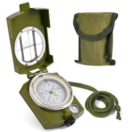 COTOUXKER Compass, Hiking Compass for Survival with Lensatic – Waterproof Durable and Pocket-Sized