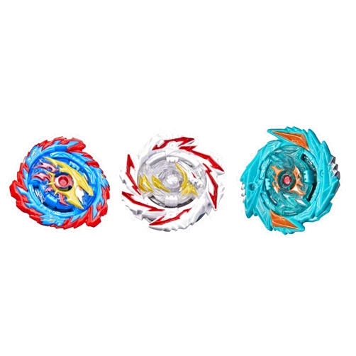 Beyblade Hasbro Burst Surge Speedstorm Tempest Cloud 3-Pack - Abyss Devolos D6,Demise Satomb,and Mirage Helios H6 Battling Game Top Toys