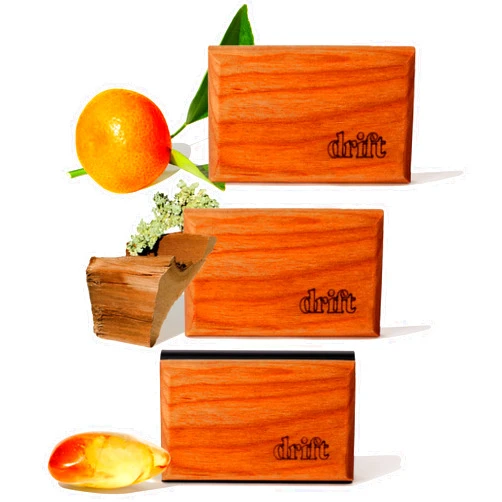 Drift Car Air Freshener Starter Kit - Wooden Deodorizer - Vehicle Odor Remover - Auto Scent Diffuser - Long-Lasting Car Freshening - Variety 3 Pack - CLIP INCLUDED