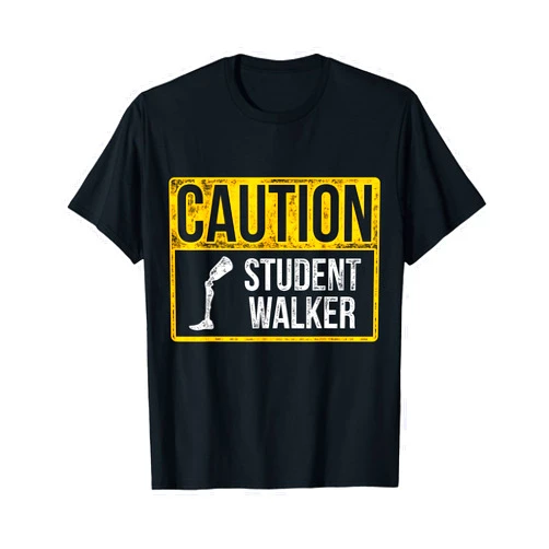 Amputee Amputation Survivor Warrior Shirts Amputee Humor Student Walk Leg Arm Funny Recovery Gifts T-Shirt