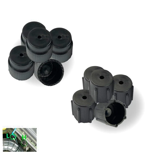 Yumfugu 10 PCS Car Air Conditioning Valve Core Cover, 0.5