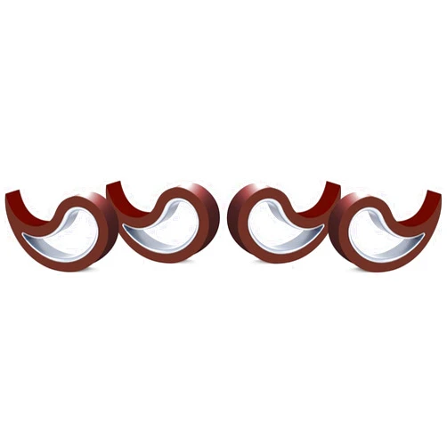 Stoppy Door and Window Stopper, Multi-Functional Door and Window Wedge, Convenient Door Hook, Window Clamp, Keep Doors and Windows Open with Ease, Home and Office Accessory, (Brown, 4 Pack)