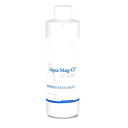 Biotics Research Aqua MagCl Easy toTake Liquid Formula, 2 mg Magnesium, Bioavailable, Promotes Relaxation, Cardiovascular Health, Bone Strength, Improves Sleep 8 Fluid Ounces