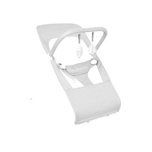 Baby Delight Highland Baby Bouncer | Infant | 0 – 6 Months | 3-Position Recline | Pebble Grey