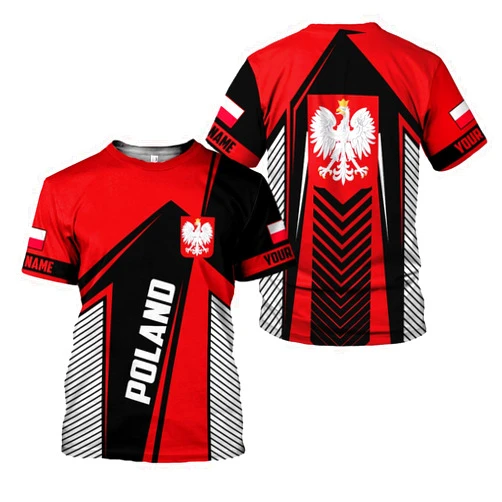Parvii Personalized Poland Shirt Women & Men, Polska Tshirt Women Poland Shirt 3D, Poland Pride Shirts, Polish Eagle Polska