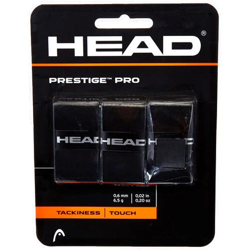 Head Prestige Pro Tennis Racquet Overgrip - Black