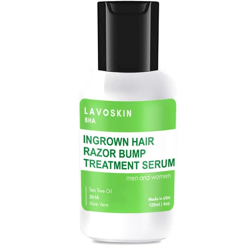 Lavoskin LAVO Tea Tree Gel w/Salicylic Acid - BEST Ingrown Hair Treatment - Razor Bump and Burn Remover - Bikini Lines & Acne - Use After Shaving, Hair Removal, Waxing, Laser, Electrolysis - for Men and Women