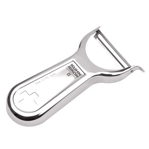 Kuhn Rikon Swiss Metal Peeler 4”, Stainless Steel