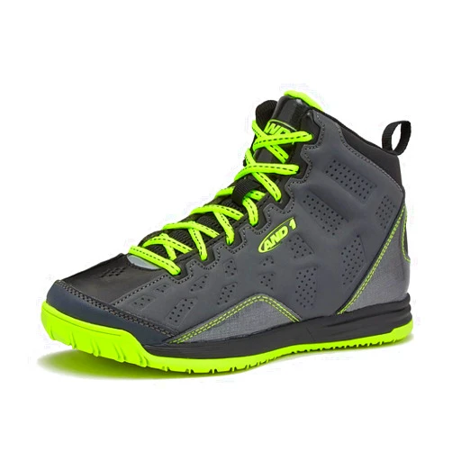 AND1 Showout Girls & Boys Basketball Shoes Kids, Boys High Top Sneakers, Youth Size 1 to 7 Kids Basketball Shoes Boys