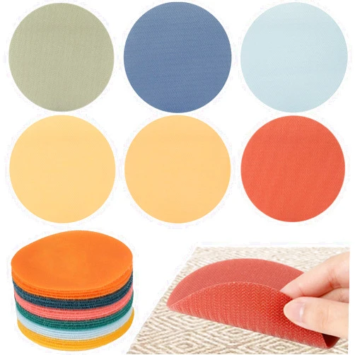 QOUBAI 24 Pcs Carpet Spot Markers for Classroom 4