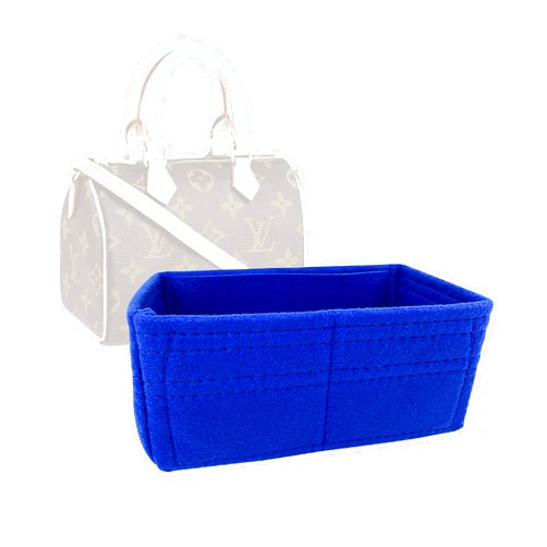 Zoomoni Premium Purse Organizer Insert For LV Nano Speedy, Speedy BB, Speedy 20, Speedy 22, Speedy 25, Speedy 30, Speedy 35, Speedy 40 (20 Color Options) [Bag Organiser, Liner, Insert, Shaper]