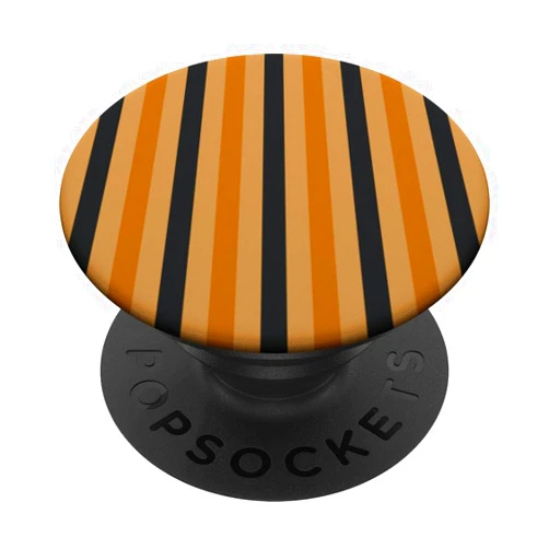 Vertical Stripes Elegant Pattern Brown Striped Aesthetic Girly Preppy Tan Stripes PopSockets Adhesive PopGrip