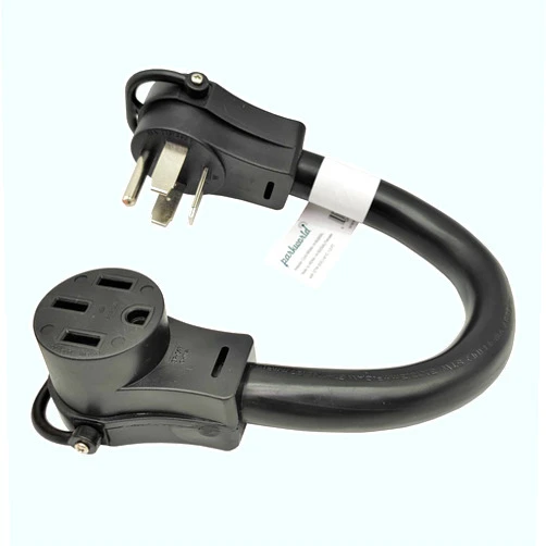 Parkworld 692378 Welder Adapter Cord, EV Charging Adapter, NEMA14-60P to 14-50R, Welding NEMA 14-60P Male to RV/EV NEMA 14-50R, 50AMP, 1.5FT