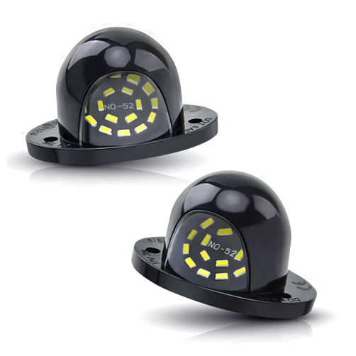 Asgohme LED License Plate Lights Bright White Tag Lamp Assembly Replacement Compatible with 1994 1995 1996 1997 1998 1999 2000 2001 Dodge RAM 1500 2500 3500 Pickup Truck, Pack of 2