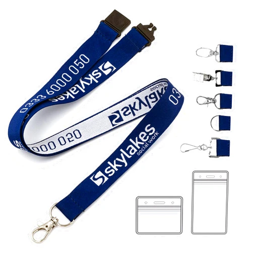 Generic Personalized Custom Lanyard 30-5000PCS with Logo/Picture/Text/Name, Customized Neck Strap ID Badge Lanyard for Keys Office School Events