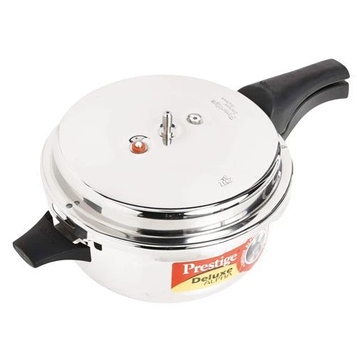 Prestige Deluxe Stainless Steel Deep Pressure Pan 5 liters
