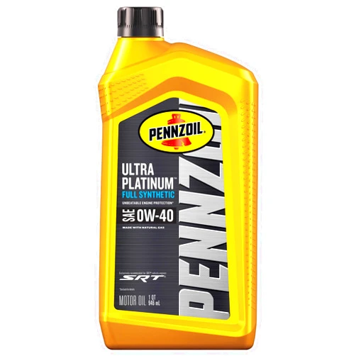 Pennzoil Ultra Platinum Full Synthetic 0W-40 Motor Oil (1 Quart, Case of 6)