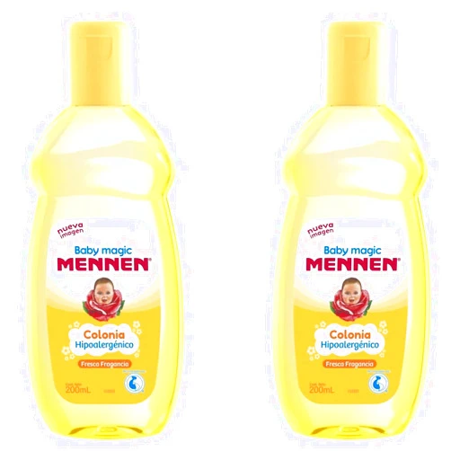 Baby Magic 2 Mennen Cologne 6.76 Fl Oz (2 Colonias Mennen Para Bebe 200 Ml)