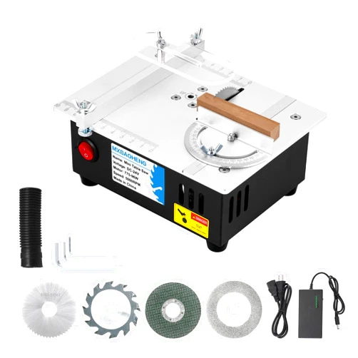 MXBAOHENG Mini Table Saw S3 Portable Precision Craft Table Saw, 1/2