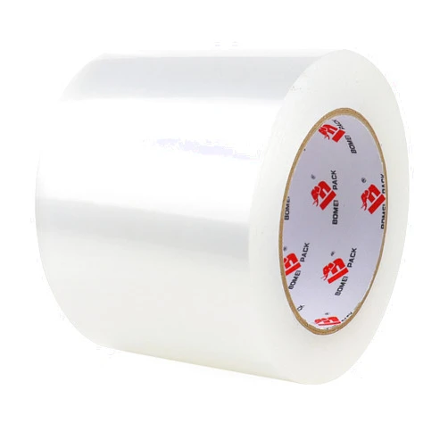 BOMEI PACK 4'' Wide Clear Packing Tape, 4-inch x 110 Yards (330ft), Heavy Duty Industrial Grade Packaging Tape Refills for Box Office Moving, Shipping and Mailing