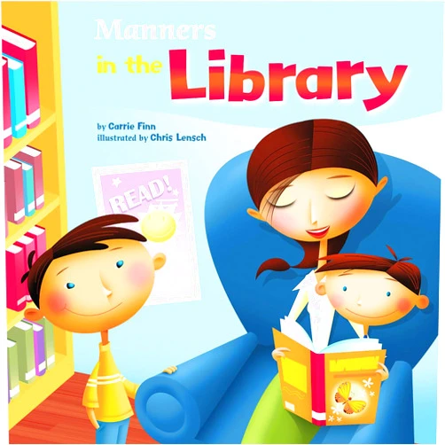 Carrie Finn,Chris Lensch Manners in the Library (Way to Be!: Manners)