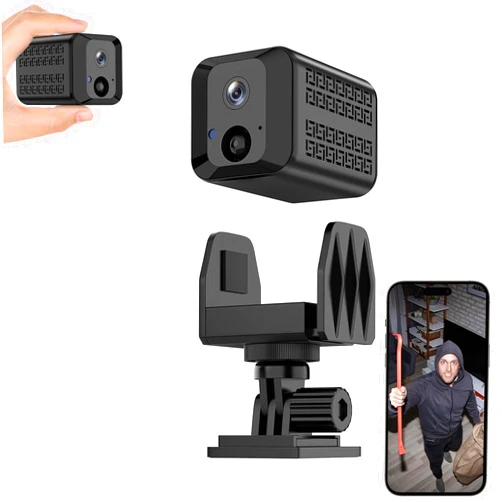 WASKAME Indoor Smart Security Camera with 4MP, WiFi, Motion Detection, IR Night Vision, AI PIR, Cloud Storage for Home and Baby L85