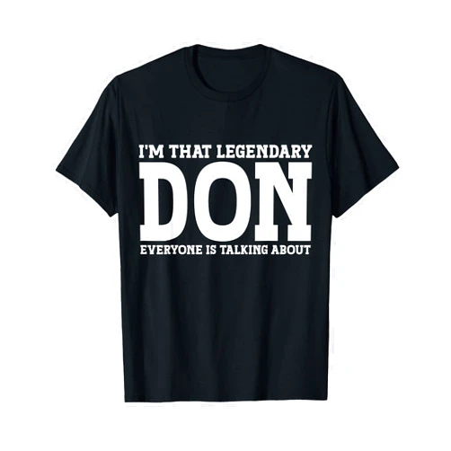 Don Gifts Don Tee Men Name Birthday Gifts Don Personal Name First Name Funny Don T-Shirt