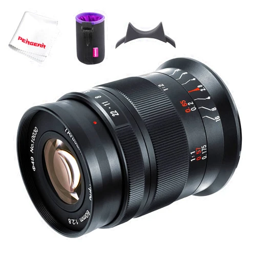 7artisans 60mm F2.8 II V2.0 Macro Lens, Compatible with MFT M4/3 Mount Mirrorless Cameras E-PL1 E-PL2 E-PL3 E-PL5 E-PL6 E-PL7 GH2 GH3 GH4 GH5 GH5S GM1 GM5 GM7 GX1 GX7 GX8