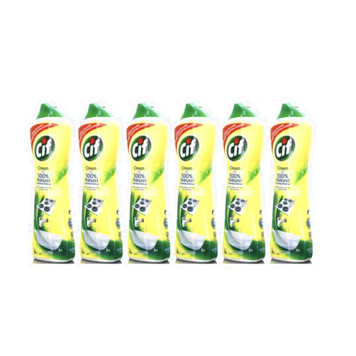 CIF Lemon Cream Cleaner 250ml (Pack of 6)