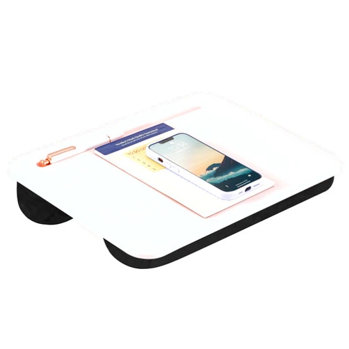 LAPGEAR Compact Lap Desk - Rose Quartz - Fits up to 15 Inch Laptops - Style No. 43104