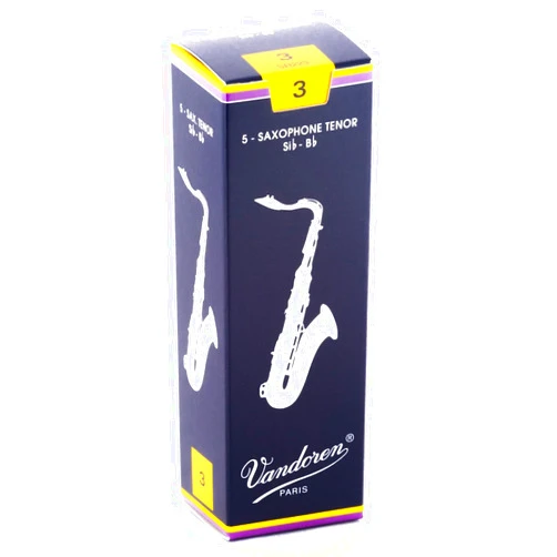 Vandoren SR223 Tenor Sax Traditional Reeds Strength 3; Box of 5