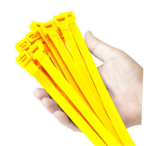 Armpow 12 inch Yellow Zip Ties Heavy Duty 100 PCS, 250 LBS Ultra Exclusive Strong Plastic Wire Ties, Large Cable Ties Extra Long Tie Wraps, Indoor and Outdoor UV Resistant