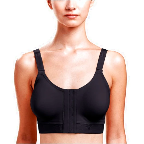 MARENA CAR-B11 Caress Low Coverage Pocketed Bra – Compression Support Mastectomy Bra